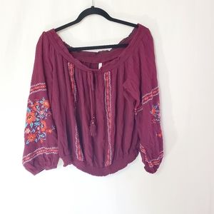 Xhilaration off the shoulder crop top